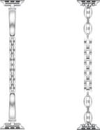 Posh Tech Poppy Alexis 2-Pack Apple Watch® Watchbands