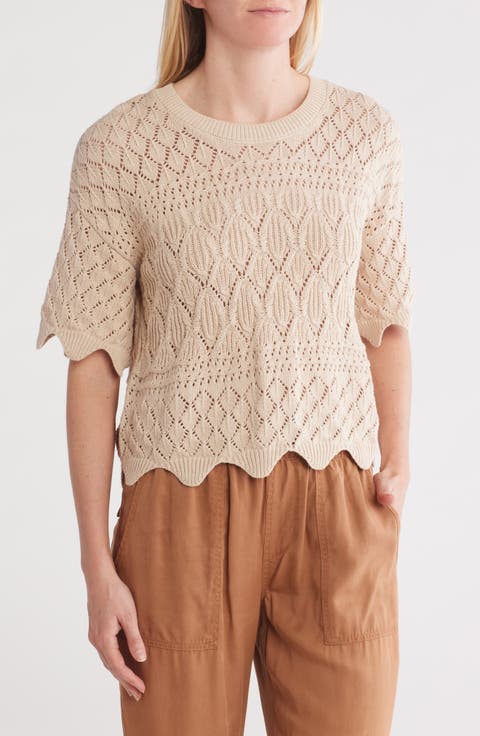 Dallas Open Stitch Sweater