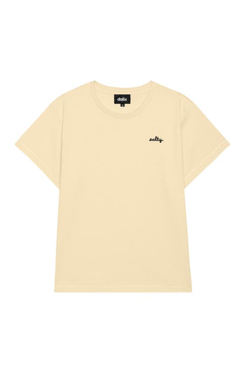 Womens Salty Lightweight High Waisted Tee