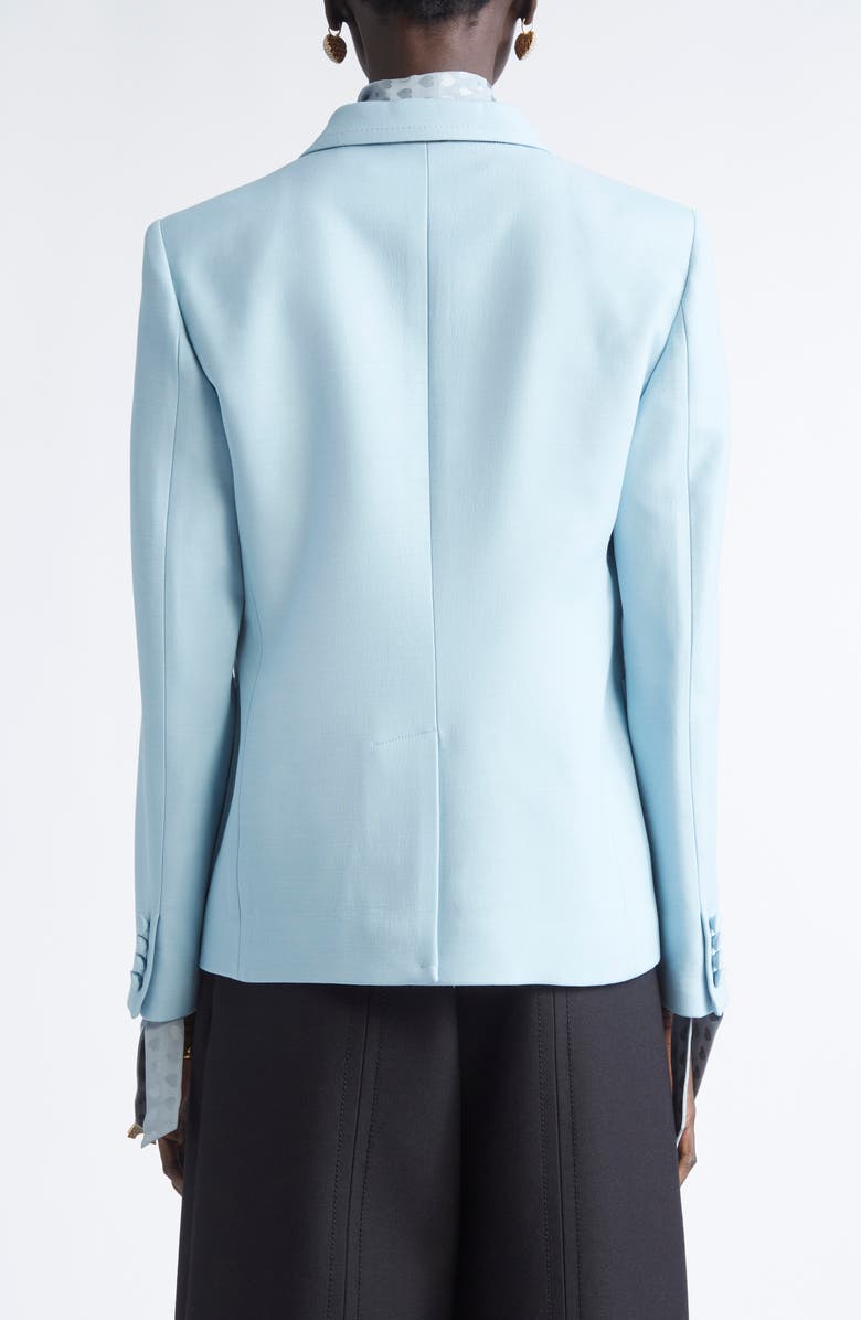 Valentino Garavani Solid Crepe Couture Sport Coat, Alternate, color, Grey/ Blue