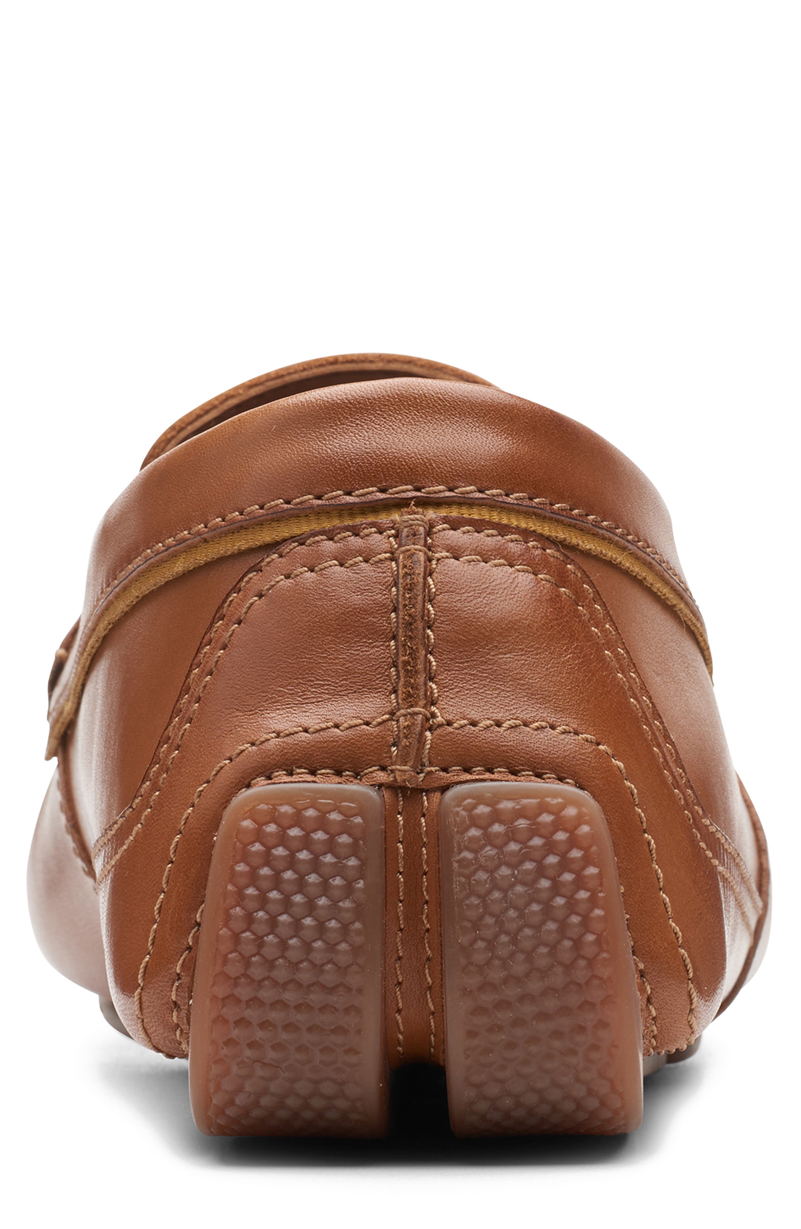 Markman Plain Leather Loafer, Alternate, color, TAN LEATHER