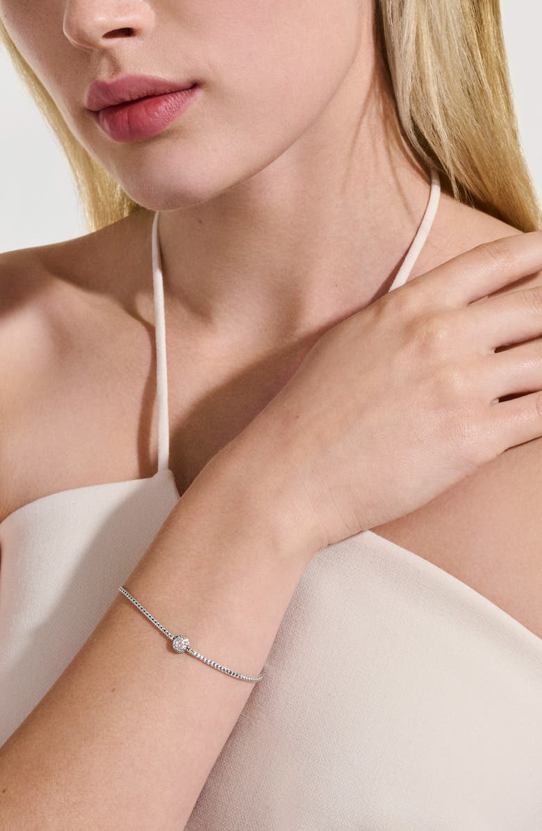 John Hardy JH Essential Pavé Bracelet, Diamonds, Alternate, color, Silver