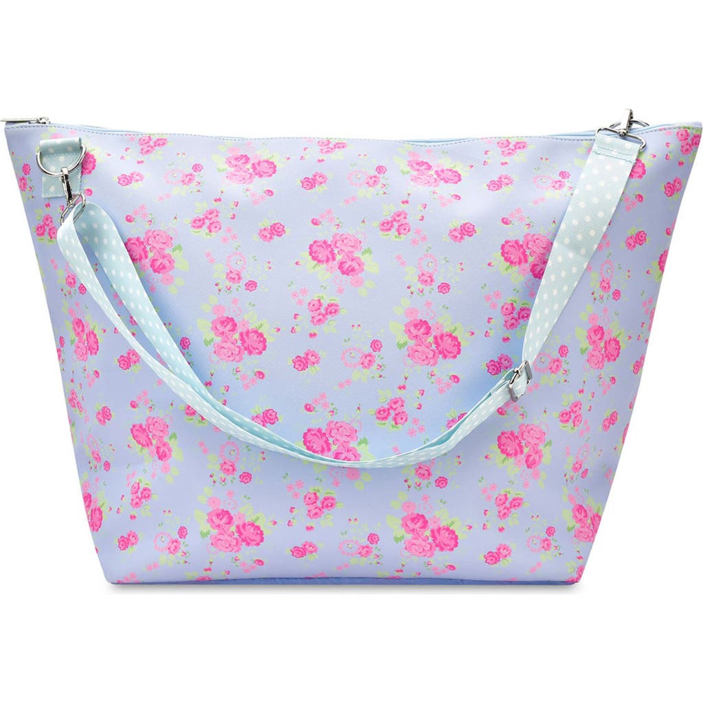 Iscream Kids' Ditsy Floral Weekend Tote Bag In Blue Multi