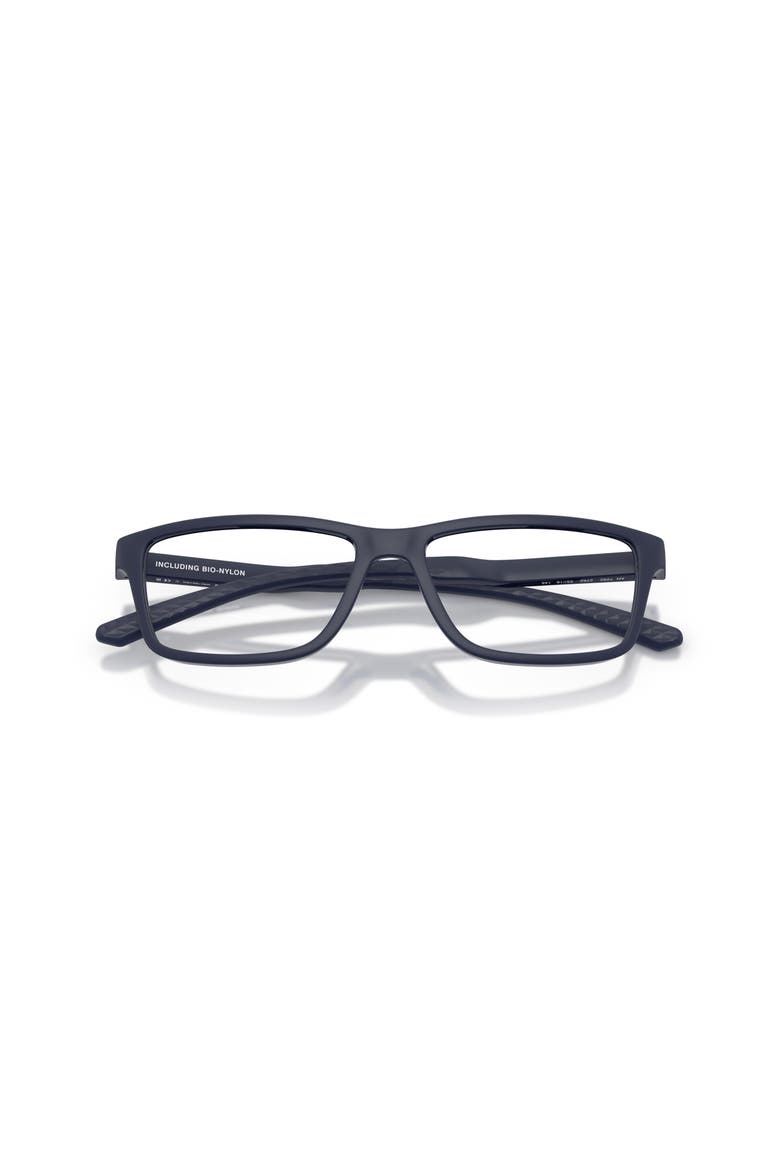 55mm Rectangle optical glasses, Alternate, color, Blue