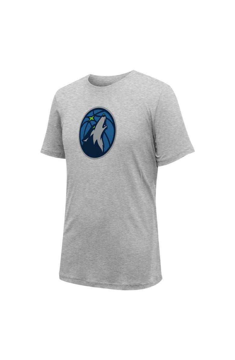 Stadium Essentials Unisex Stadium Essentials Gray Minnesota Timberwolves Primary Logo T-Shirt, Alternate, color, Gray