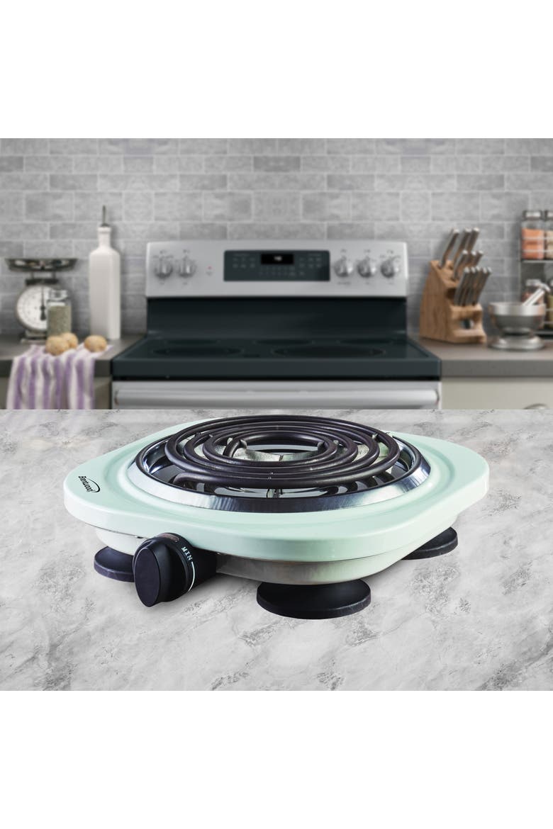 Electric 1000W Single Burner, Alternate, color, White