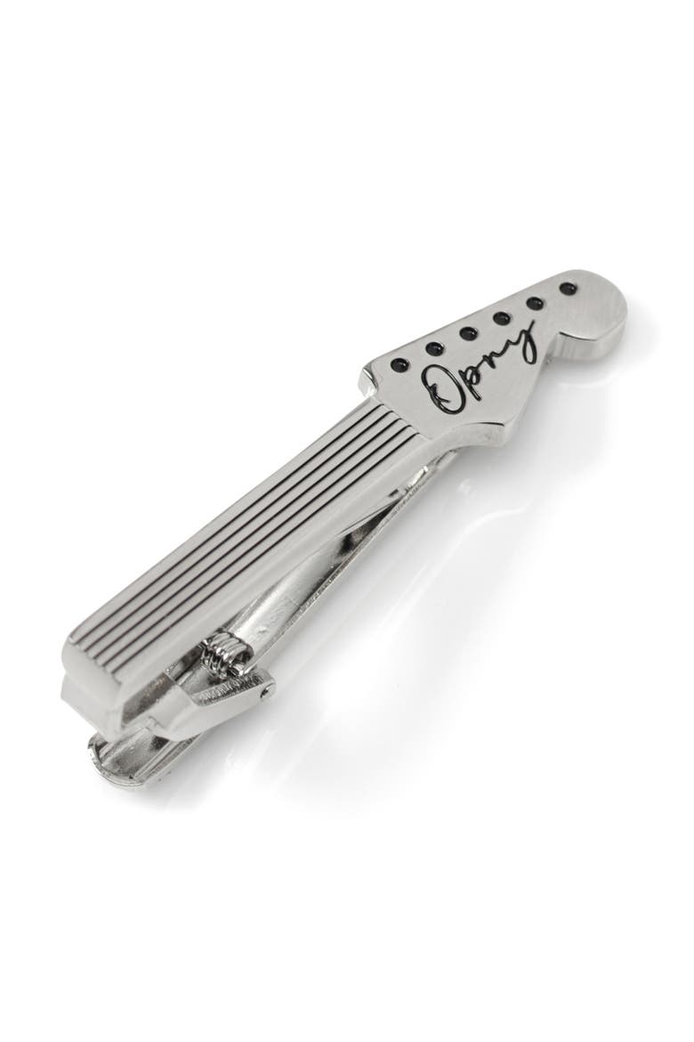 Grand Ole Opry Guitar Neck Tie Clip, Alternate, color, SILVER