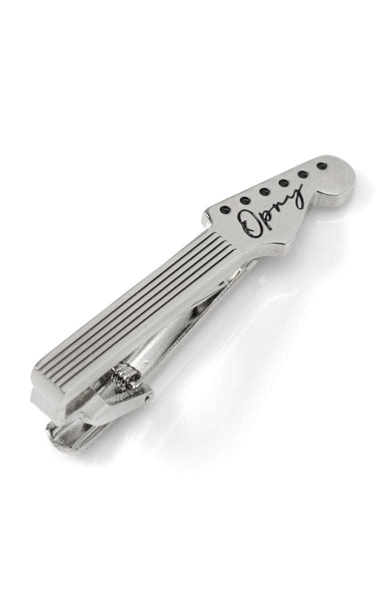 Cufflinks, Inc. Grand Ole Opry Guitar Neck Tie Clip, Alternate, color, Silver