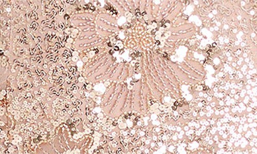Helsi Lola Sequin Strapless Gown In Neutral