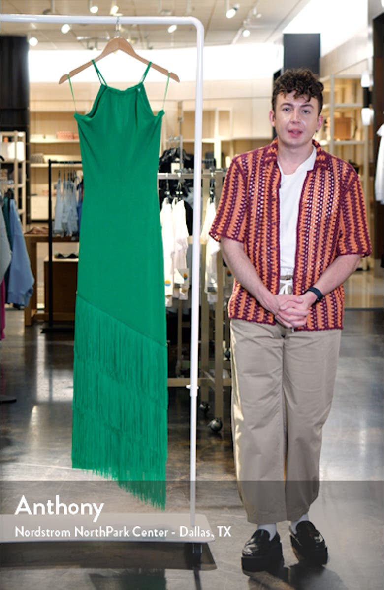 Lokoja Sleeveless Fringe Hem Dress, sales video thumbnail