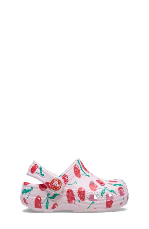 Crocs Little Fresh Fruits Clog In Pink Milk