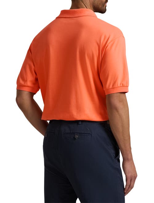 Shop Polo Ralph Lauren Big & Tall Soft Touch Polo Shirt In Sunset Orange