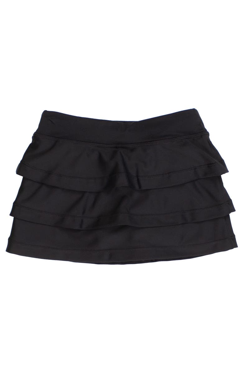RuffleButts Girls Active Skort, Alternate, color, Black