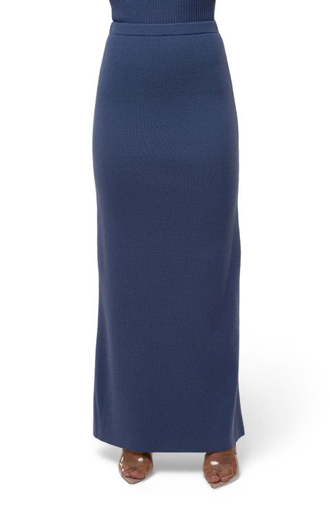 London Knit Maxi Skirt