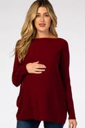 PinkBlush Soft Knit Boatneck Dolman Sleeve Sweater