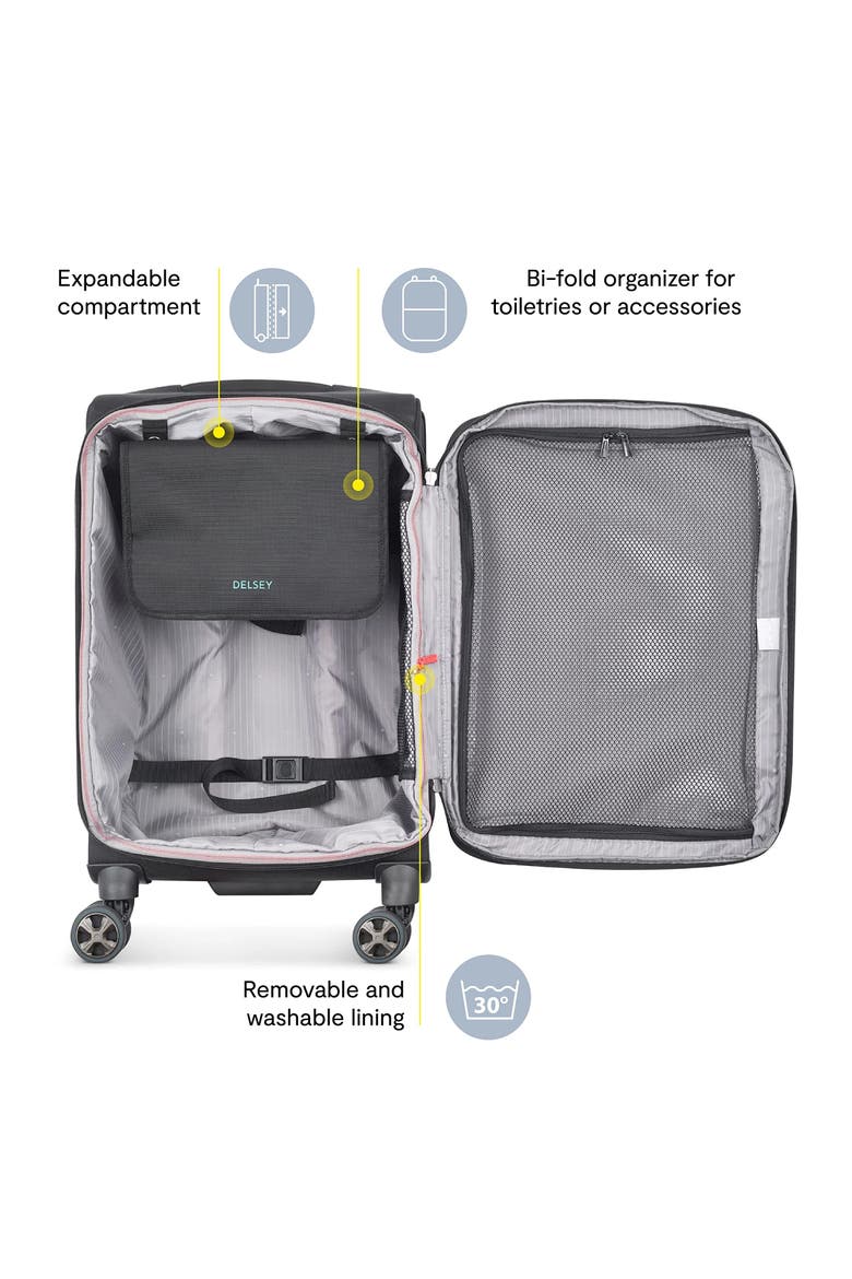Helium Dlx Softside Expandable (20"/25"/29") 3 Piece Spinner Luggage Set, Alternate, color, Mocha