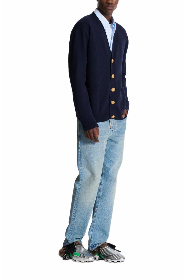 Eco-Cashmere Cardigan, Main, color, Navy
