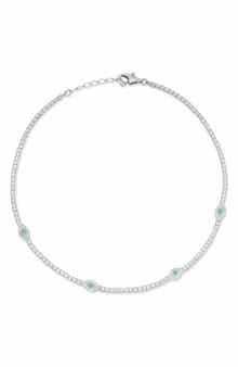 SPHERA MILANO Evil Eye Tennis Anklet