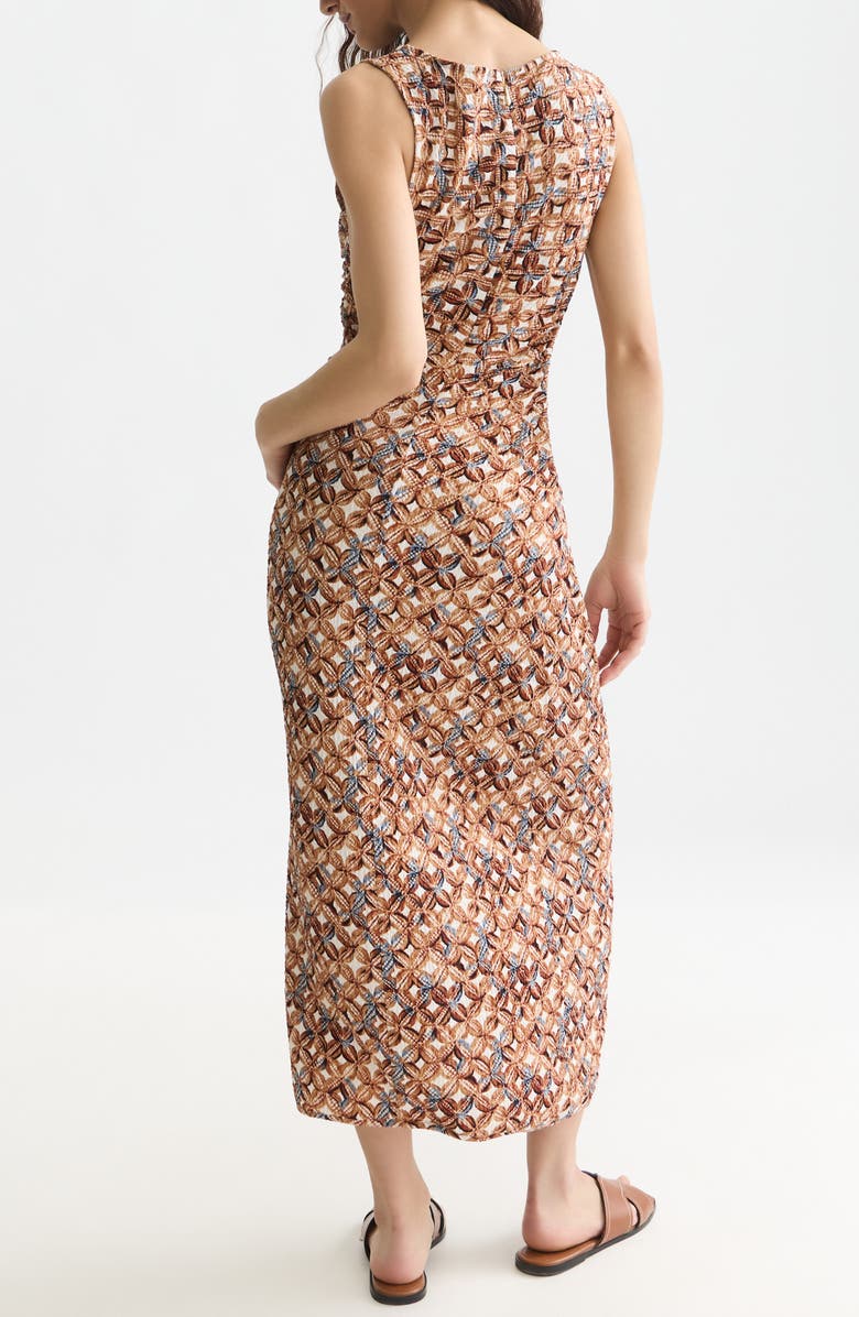 Scotch & Soda Print Texture Sleeveless Maxi Dress, Alternate, color, Tiles Flower Doeskin