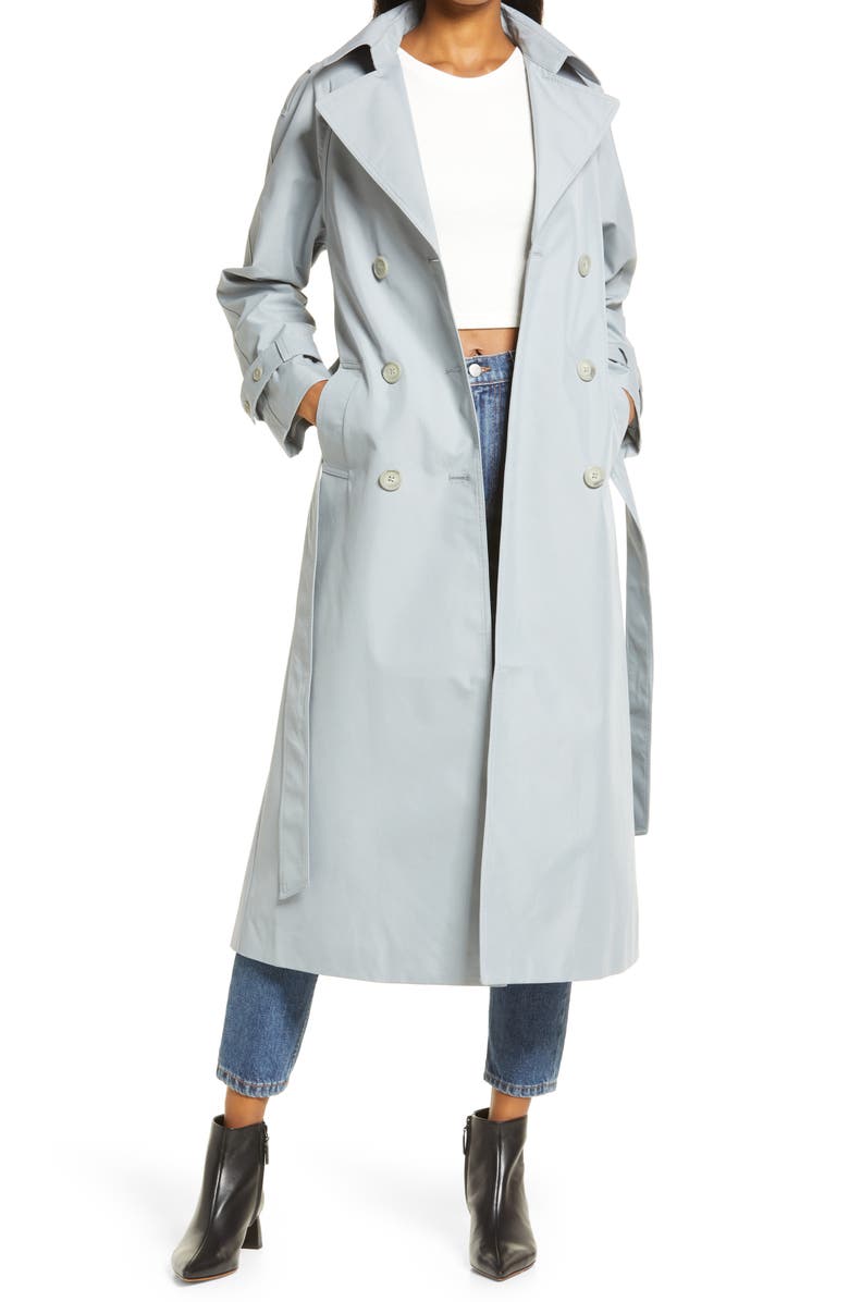 Reformation Holland Trench Coat, Main, color, 