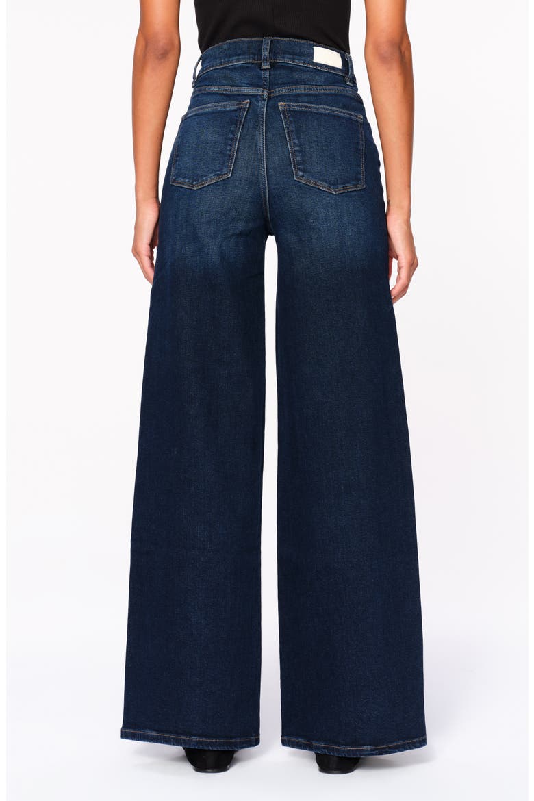 Hepburn High Waist Wide Leg Jeans, Alternate, color, MEDITERRANEAN