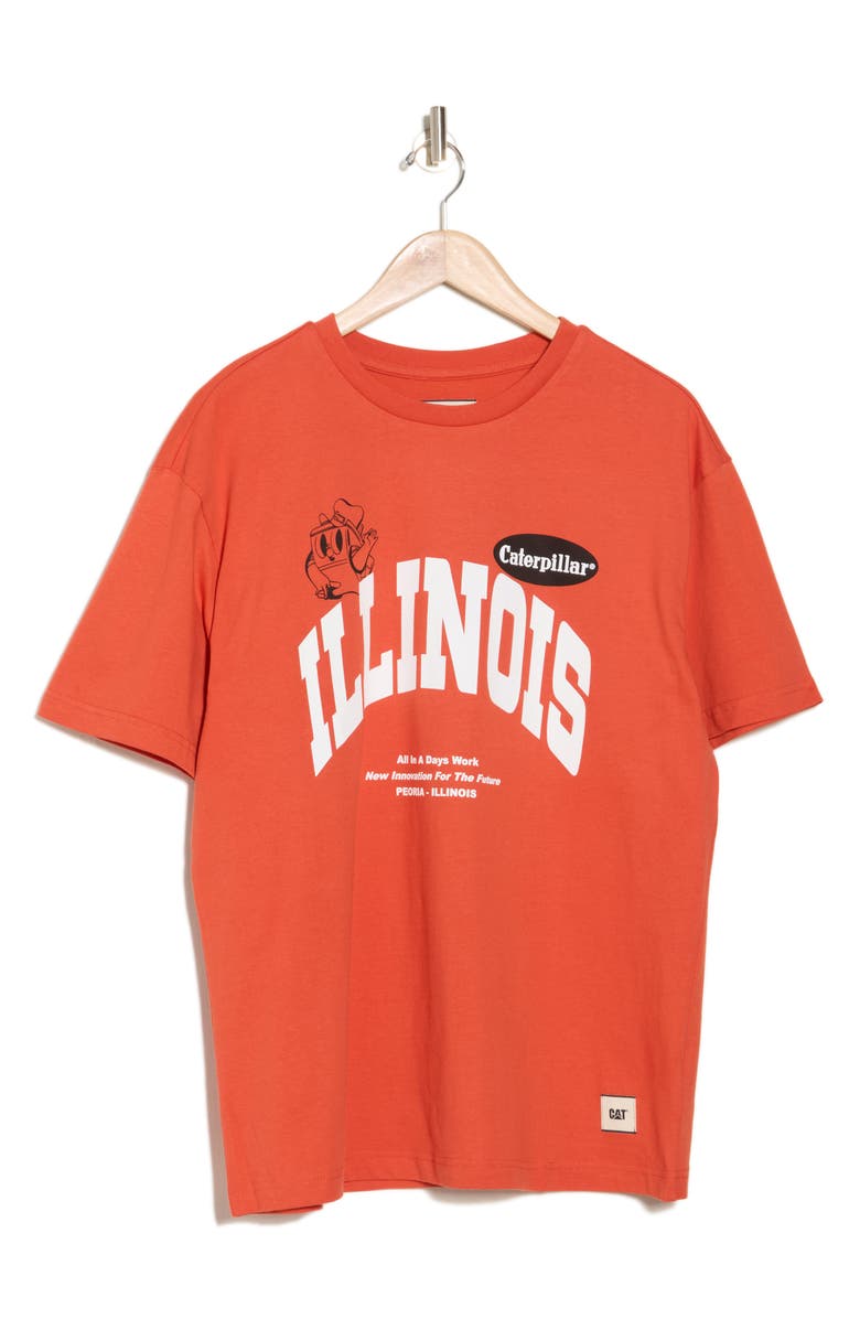 CAT WWR Illinois Cotton Graphic T-Shirt, Alternate, color,