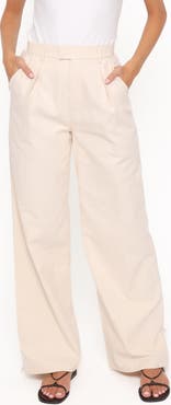 Petal & Pup Asher Tie Detail Tapered Leg Pants