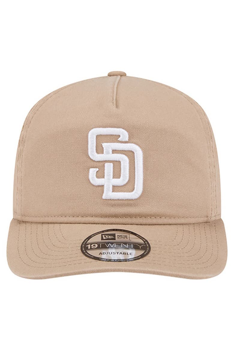 Men's New Era Light Beige San Diego Padres Cam 19TWENTY Adjustable Hat, Alternate, color, Light Beige