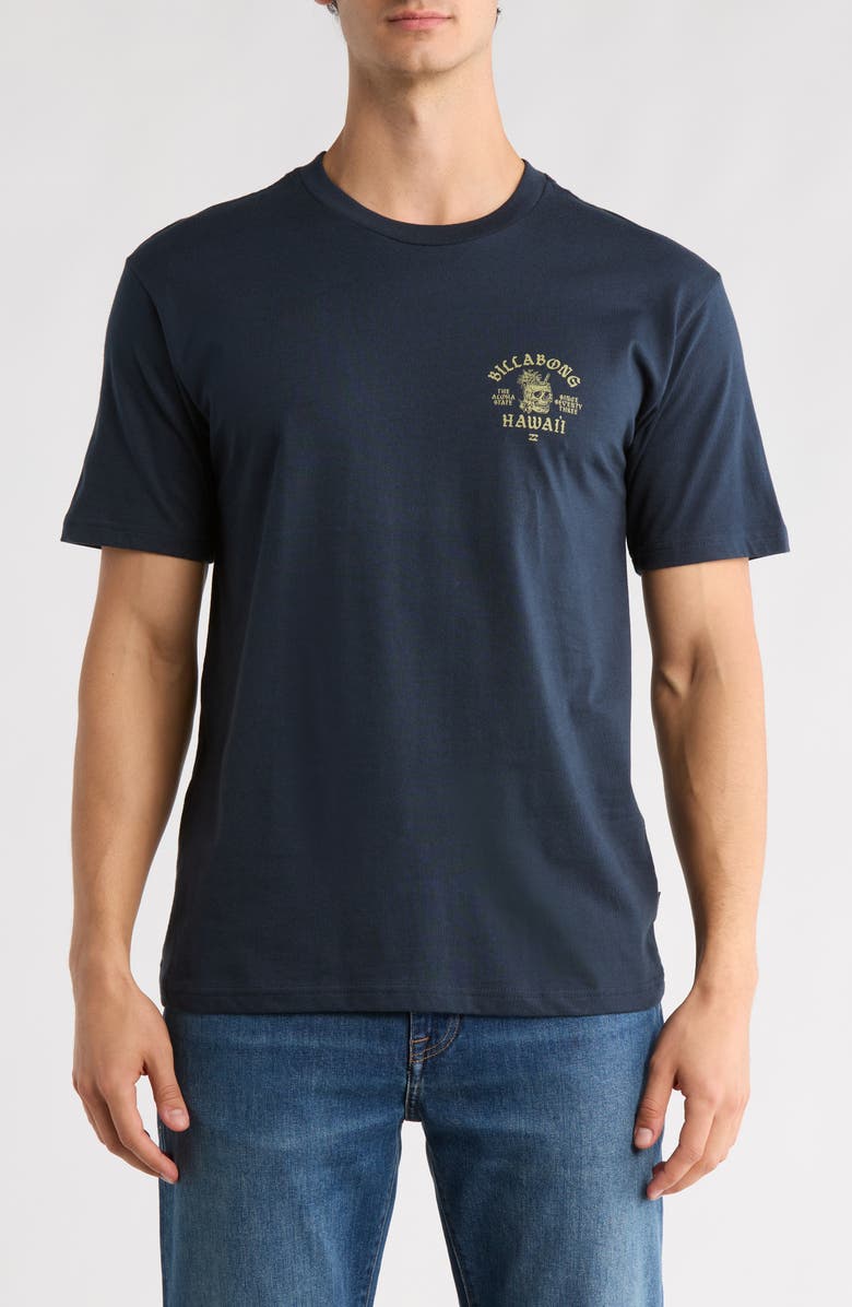 Billabong Mai Tai Short Sleeve Graphic T-Shirt, Main, color, Navy