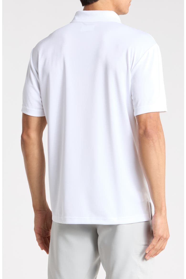 Short Sleeve Solid Golf Polo, Alternate, color, BRIGHT WHITE