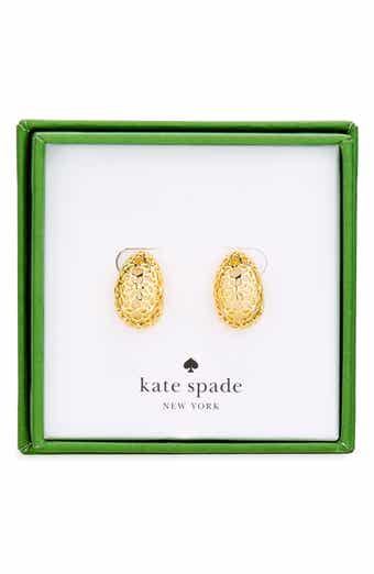 Floral Lace Dome Stud Earrings