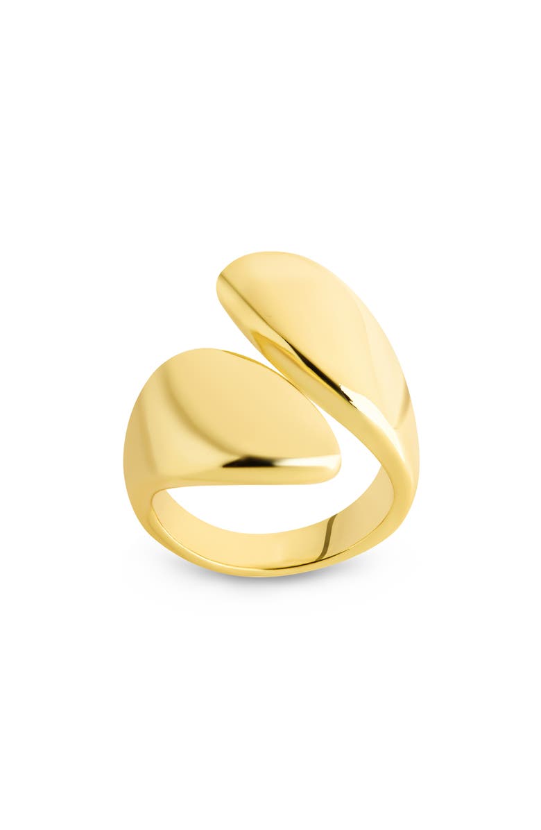 Sterling Forever Gina Open Ring, Alternate, color, Gold