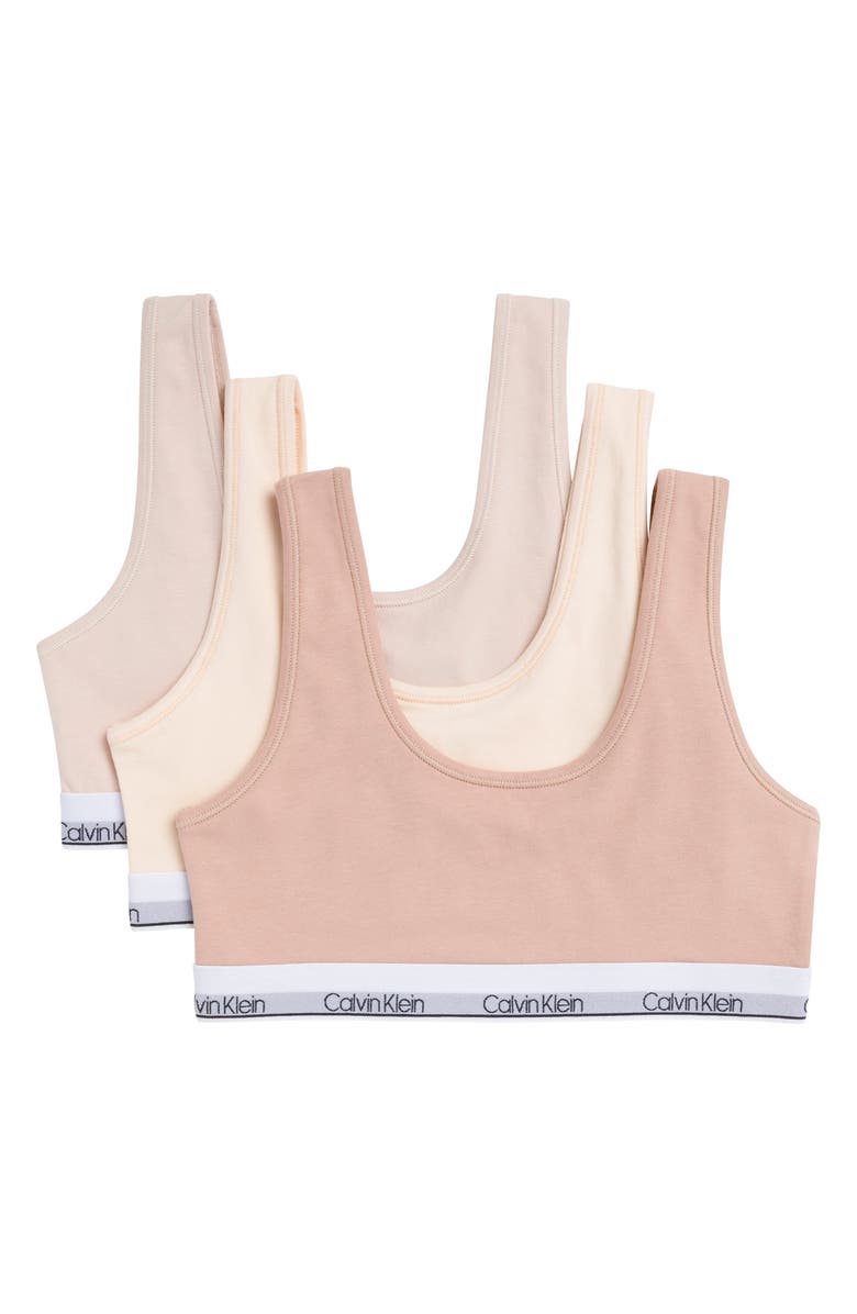 Calvin Klein Kids' Assorted 3-Pack Bralettes, Main, color,