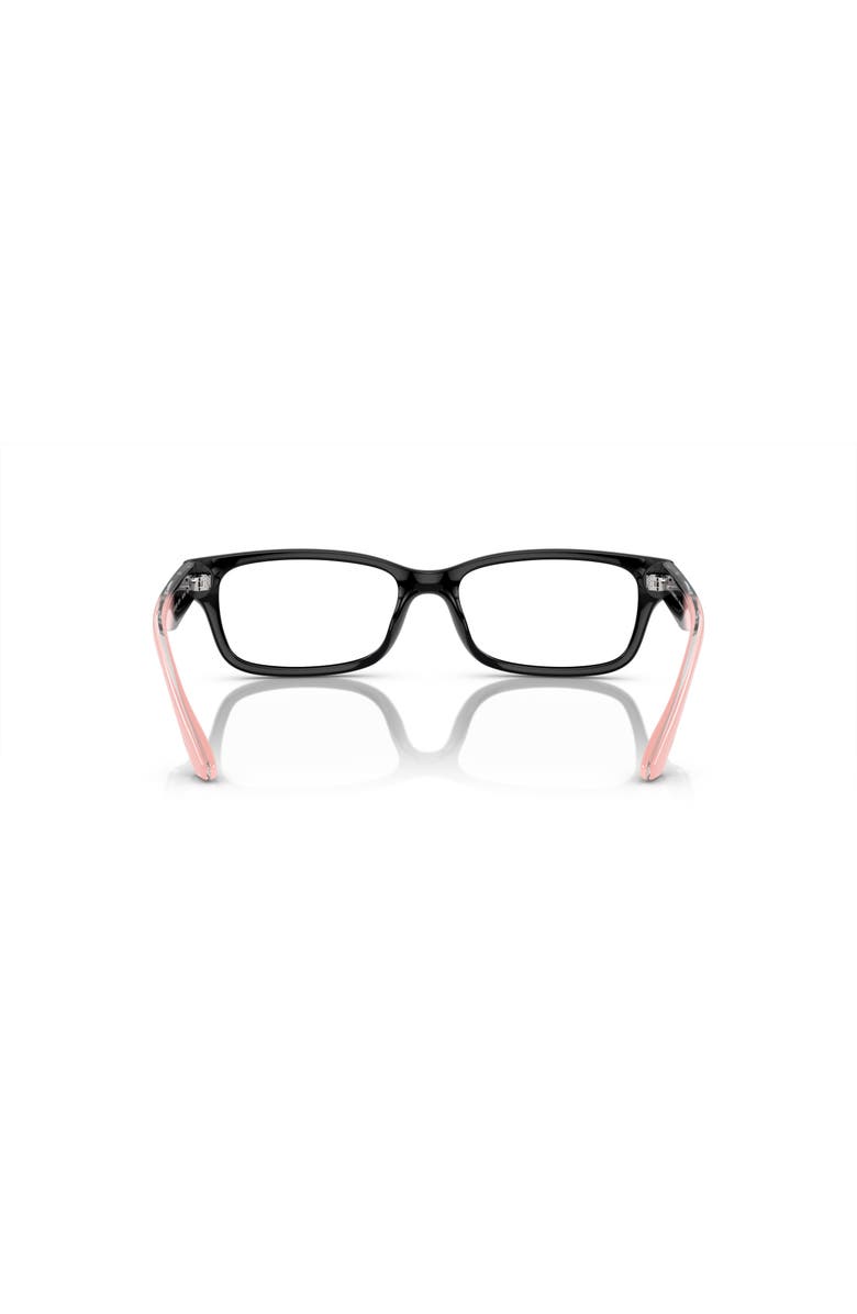 Armani Exchange 54mm Rectangle optical glasses, Alternate, color, Black