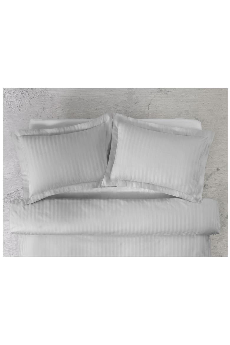 Stripe Sateen Sham Set, Alternate, color, GREY