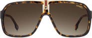 Carrera Eyewear 64mm Oversize Gradient Navigator Sunglasses