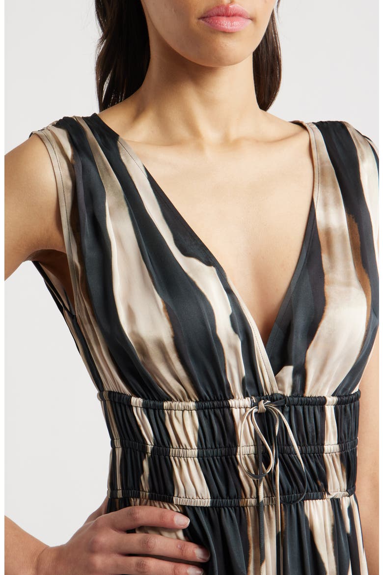 Lilith Stripe Maxi Dress, Alternate, color, MADAGASCAR
