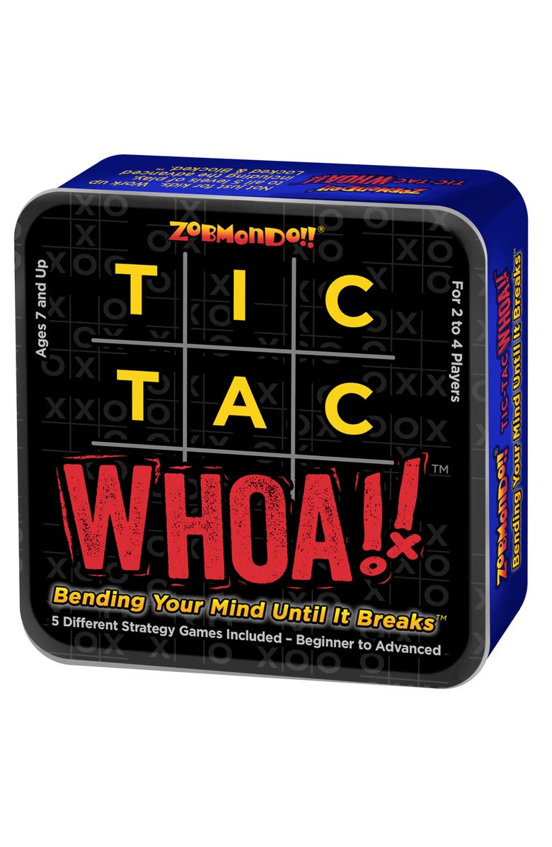 Zobmondo!! Tic Tac Whoa! By Zobmondo!! The 5In1 Tic Tac Toe Card Game, Main, color, Multicolored