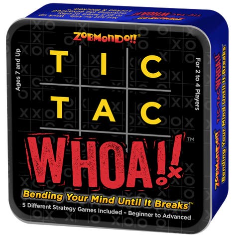 Tic Tac Whoa! By Zobmondo!! The 5In1 Tic Tac Toe Card Game