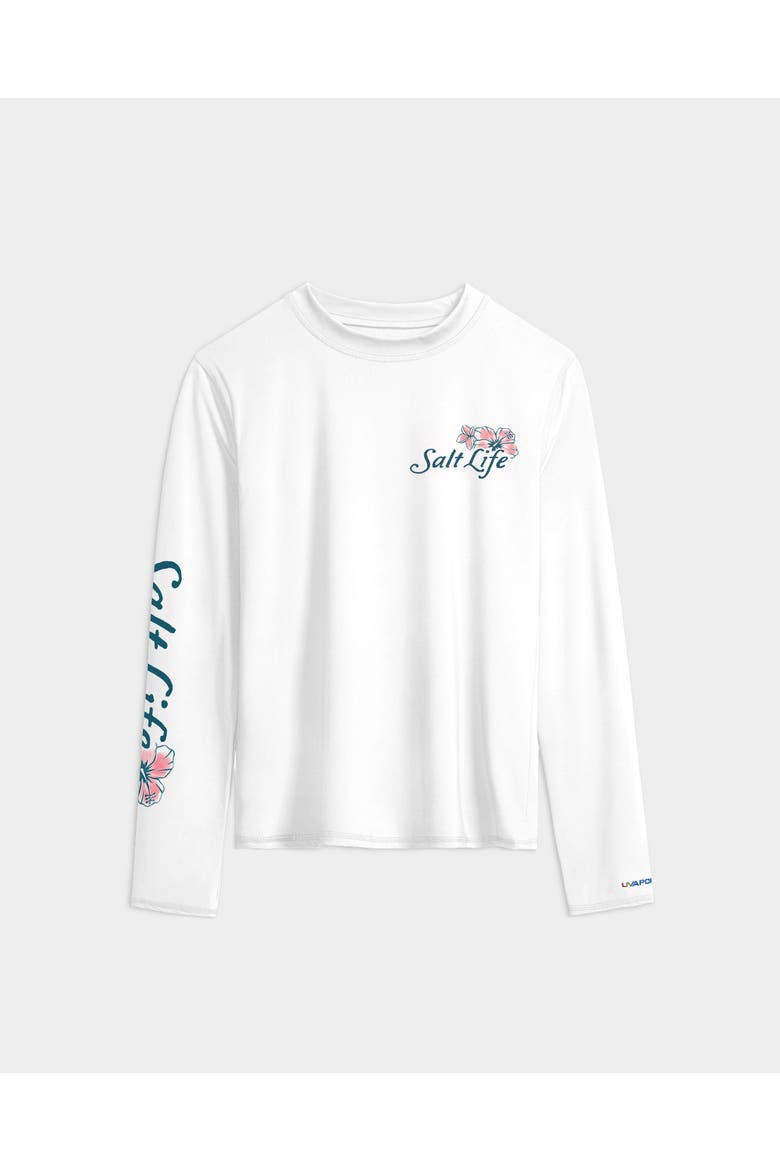 Sailing Tropics Performance Long Sleeve Tee, Main, color, White