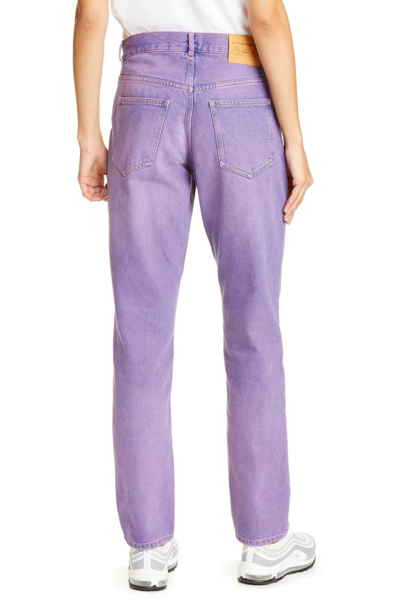 Martine Rose Straight Leg Jeans, Alternate, color, 