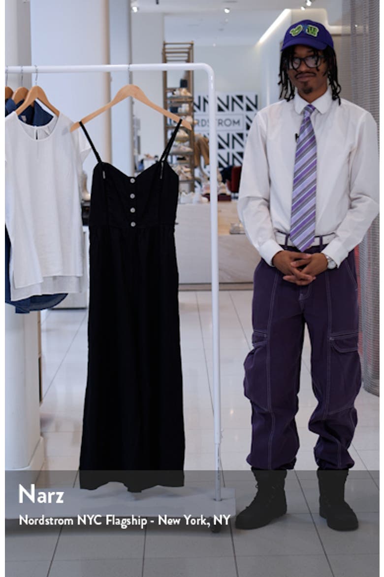 Campbell Refined Linen Jumpsuit video