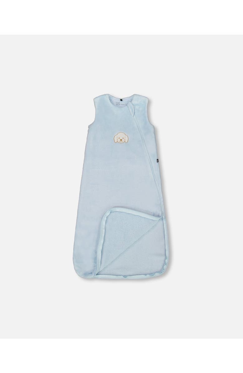 Deux par Deux Baby Boy Plush Sleep Sack, Alternate, color, Light Blue