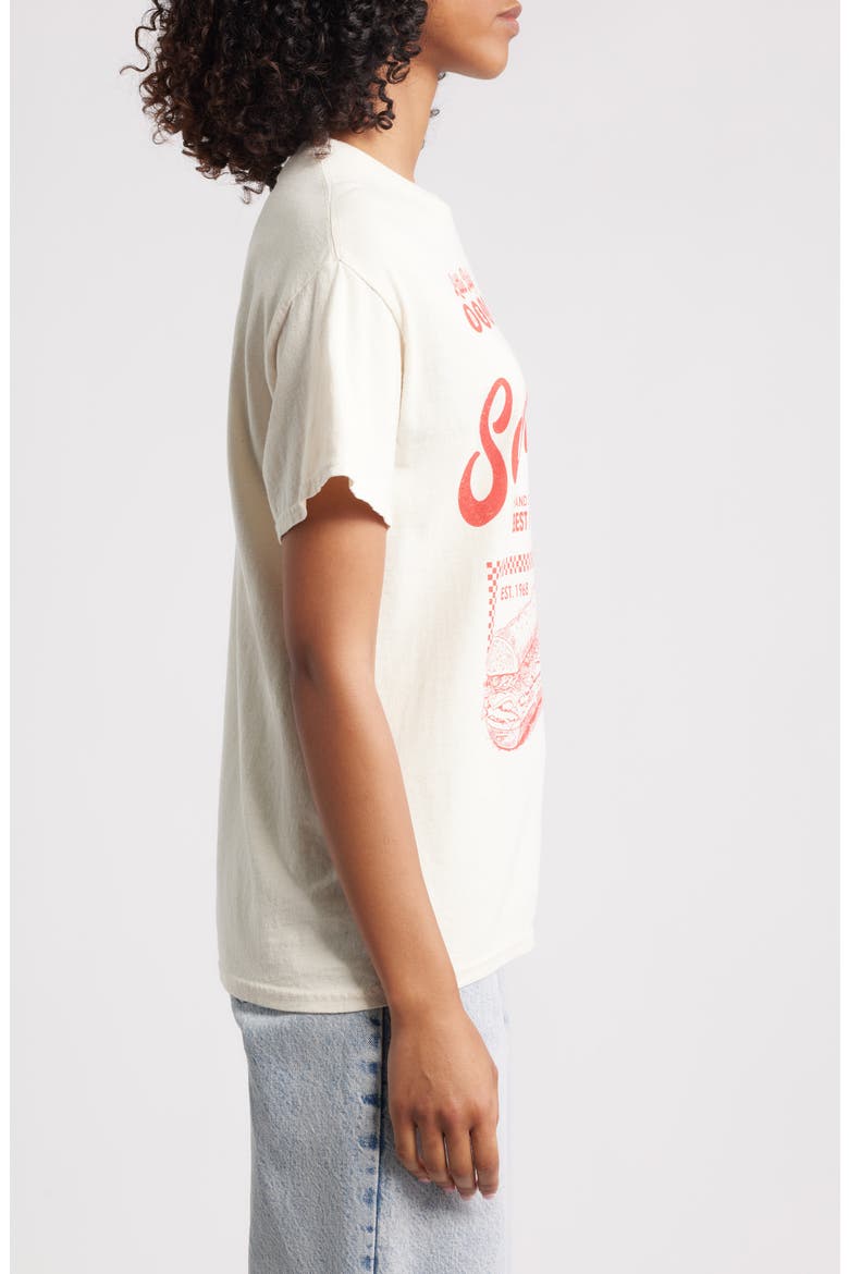Sandwiches Cotton Graphic T-Shirt, Alternate, color, MARSHMALLOW