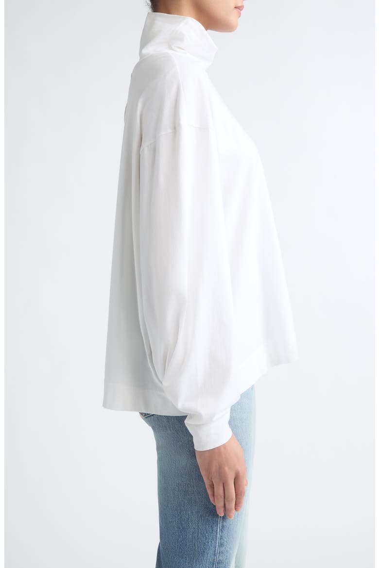 The Honne Funnel Neck Top, Alternate, color, WHITE