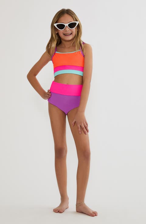 Kids' Little Eva Emmy Two-Piece Swimsuit (Toddler, Little Kid & Big Kid)