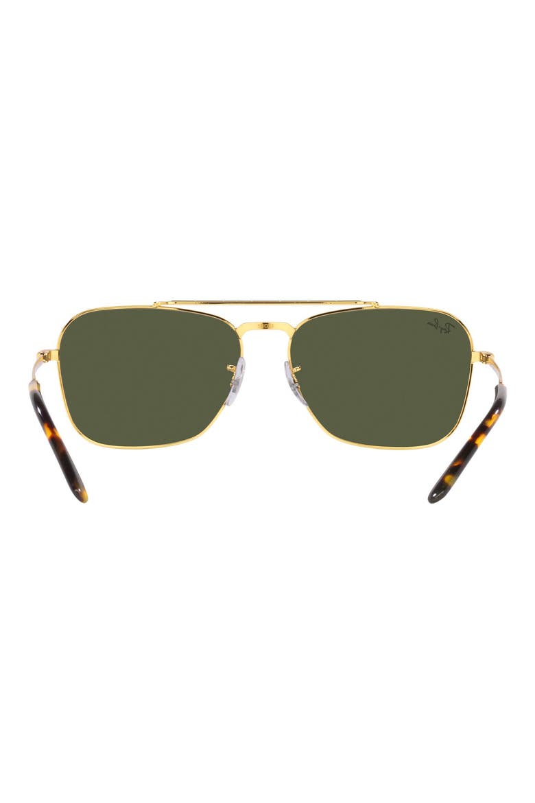 New Caravan 58mm Square Sunglasses, Alternate, color, YELLOW