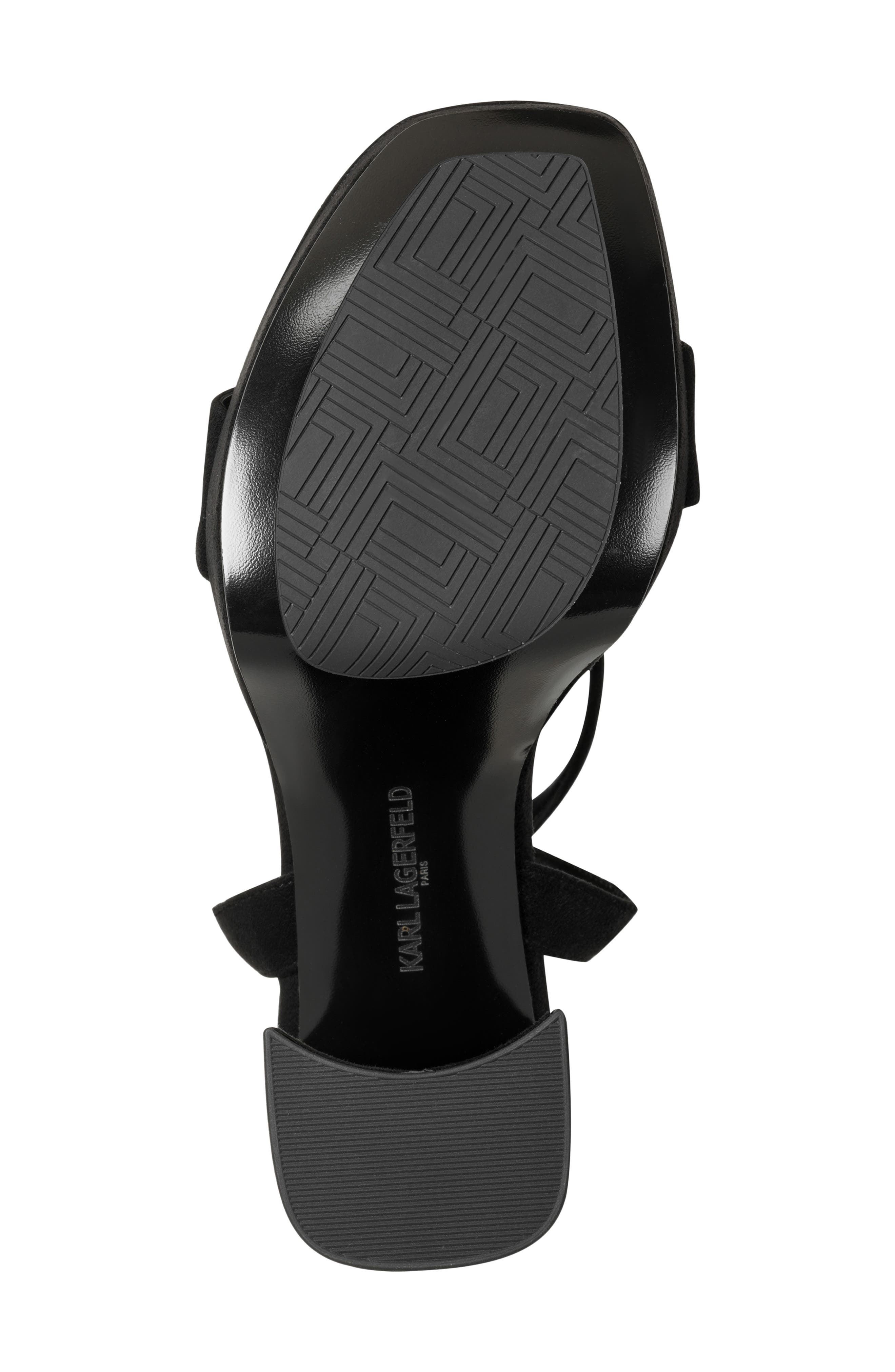 Maleia Platform Ankle Strap Sandal, Alternate, color, BLACK