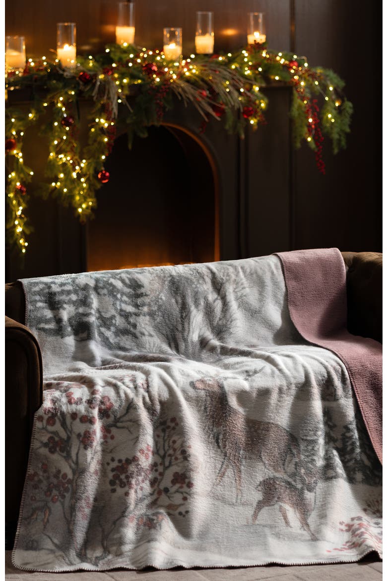 Nordelia Throw, Alternate, color, Red