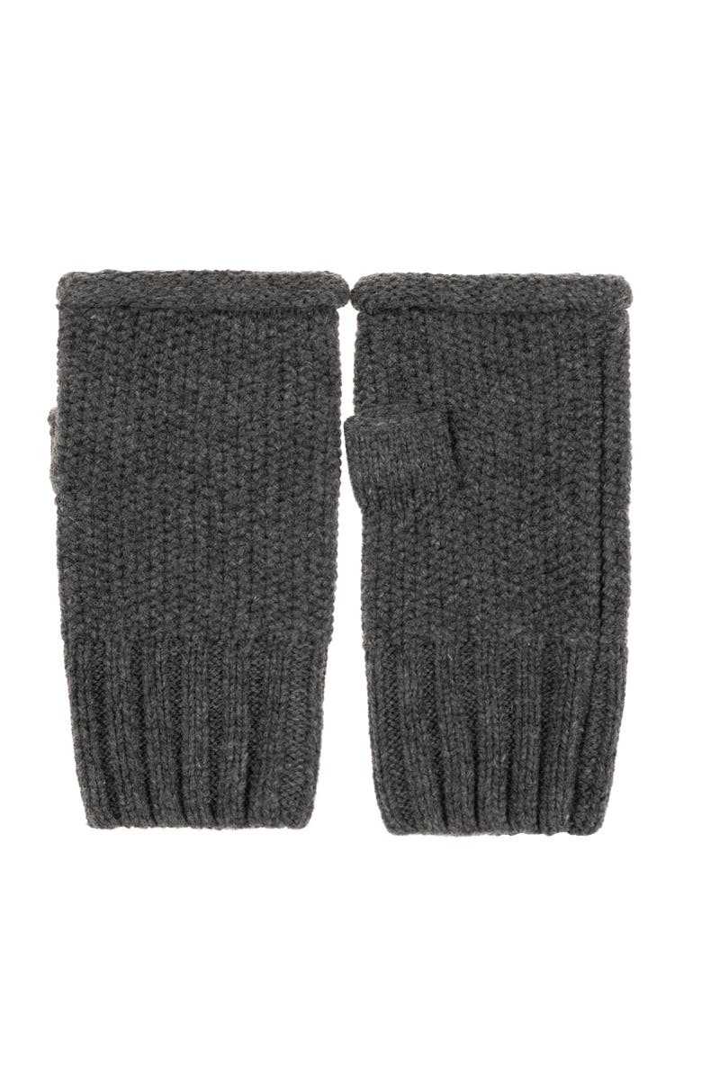 Echo Brioche Honeycomb Handwarmer, Alternate, color, Charcoal